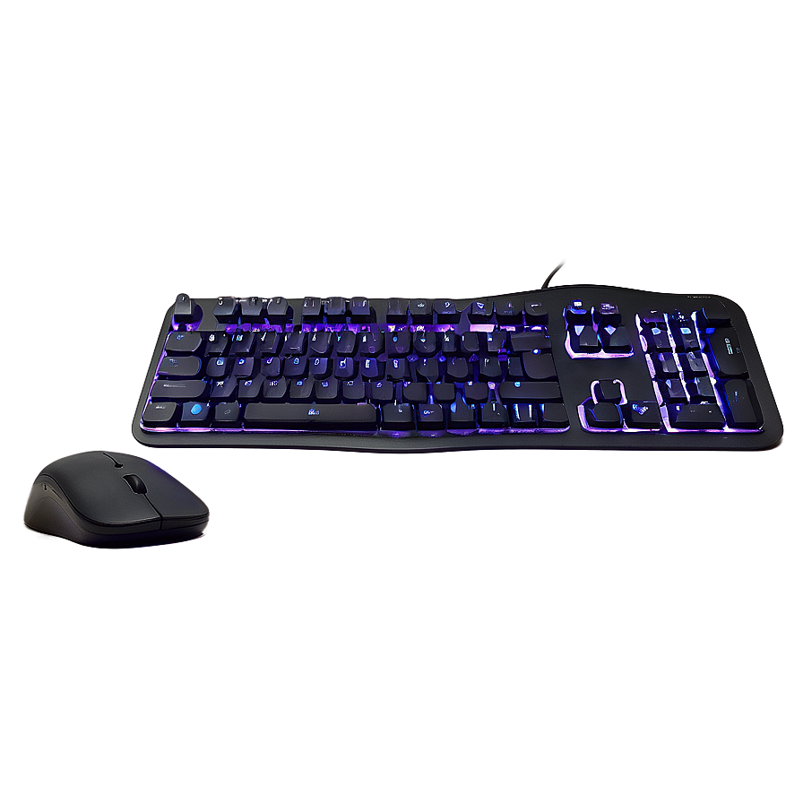 Keyboard And Mouse With Wrist Support Png Sld