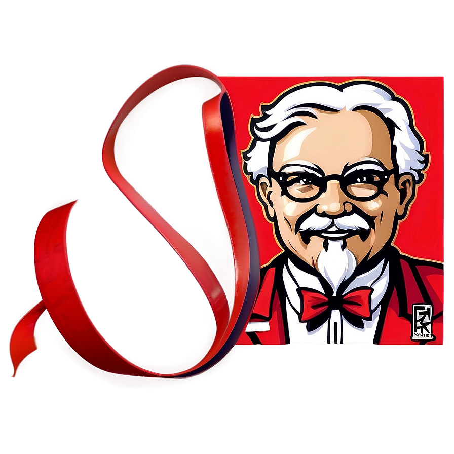 Kfc Logo With Ribbon Png 85