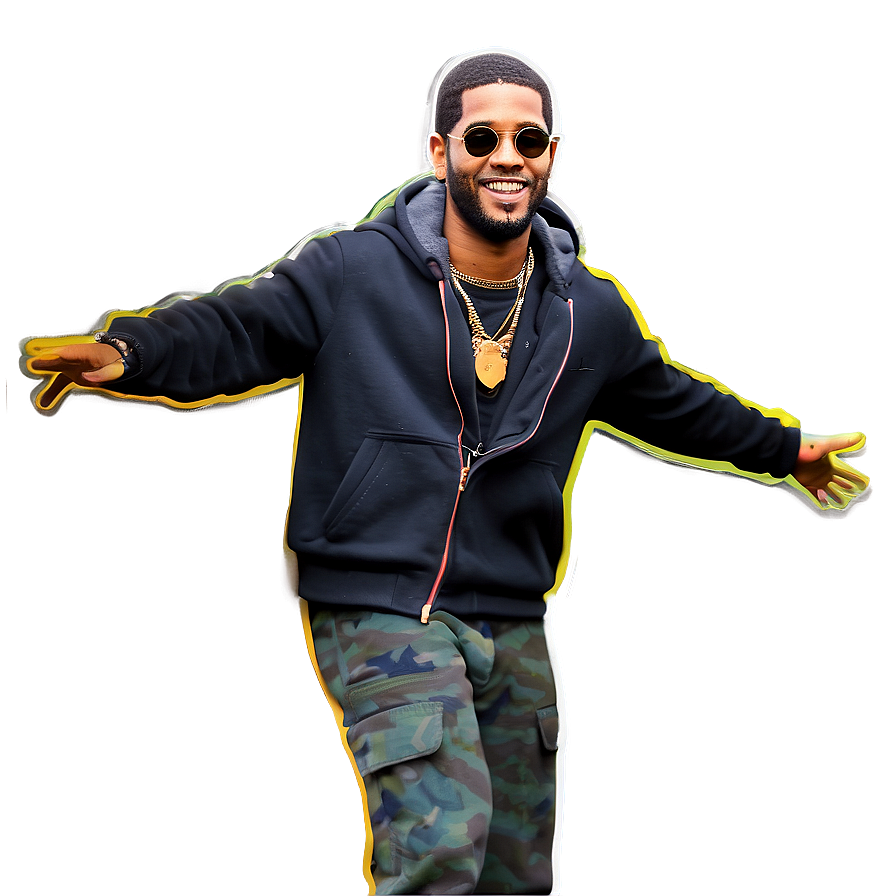 Kid Cudi Artistic Sketch Png 06242024