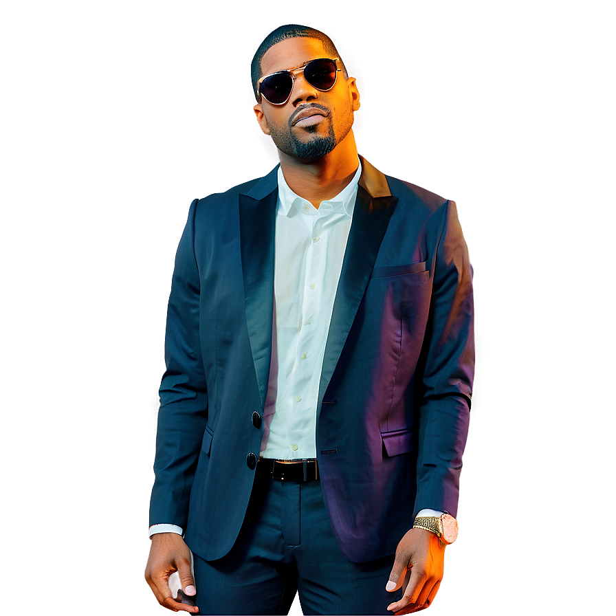 Kid Cudi Creative Portrait Png Sty