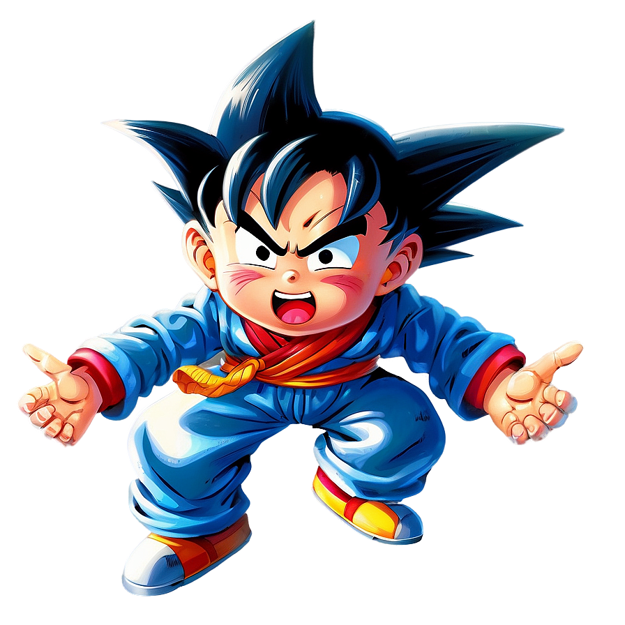 Kid Goku Flying Nimbus Png 04292024