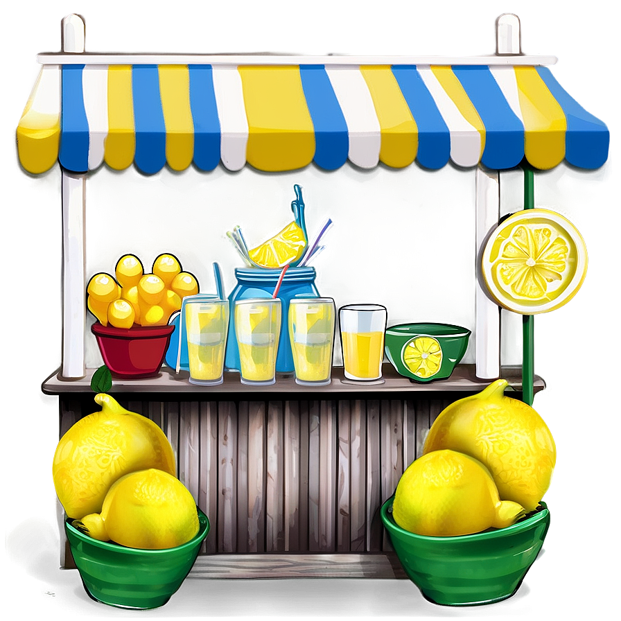 Kid's Lemonade Stand Png Aan