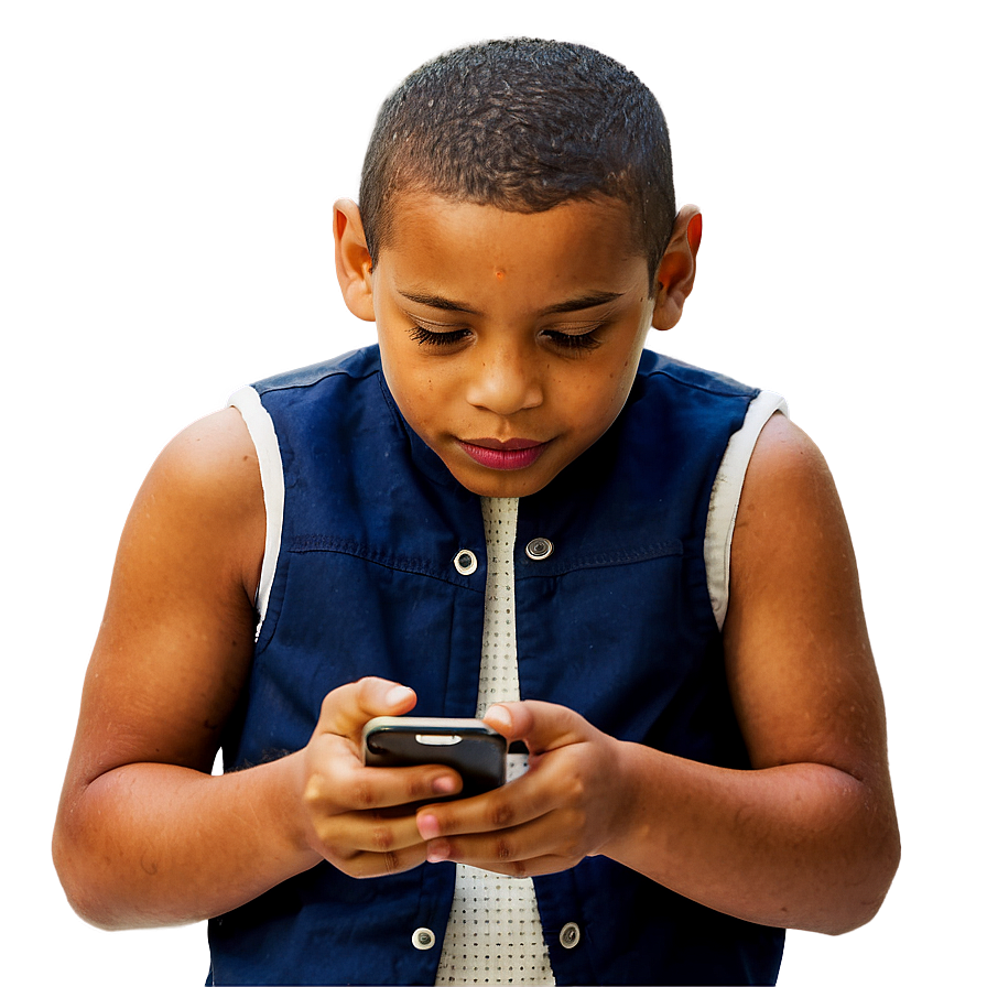 Kids And Smartphones Png Ern75