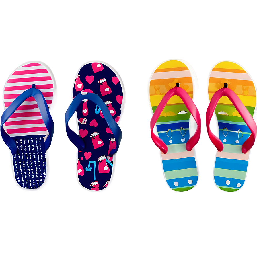 Kids Cartoon Flip Flop Png Fqg14