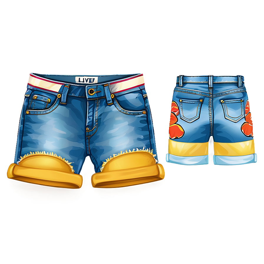 Kids Denim Jorts Png Ukr