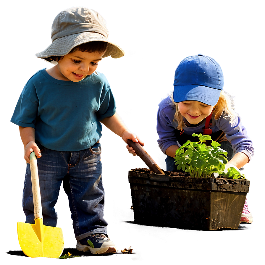 Kids Gardening Png 64