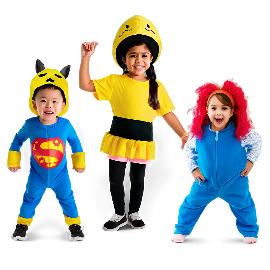 Kids In Costumes Png Wbf