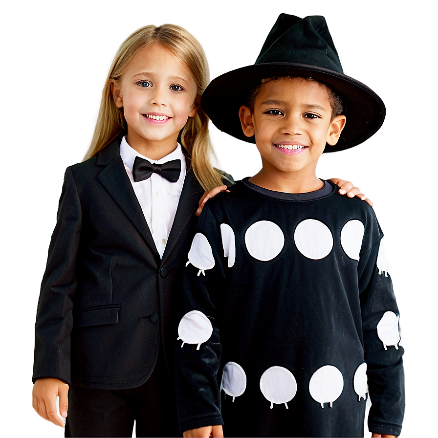 Kids In Halloween Costumes Png 05212024