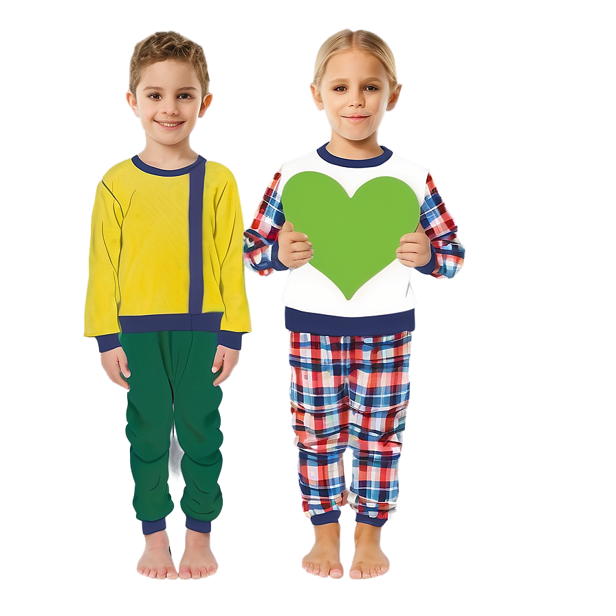 Kids In Pajamas Png 05212024