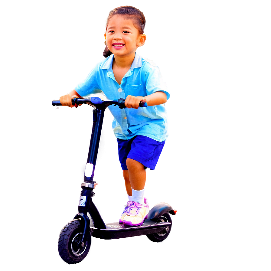 Kids On Scooters Png Fqg