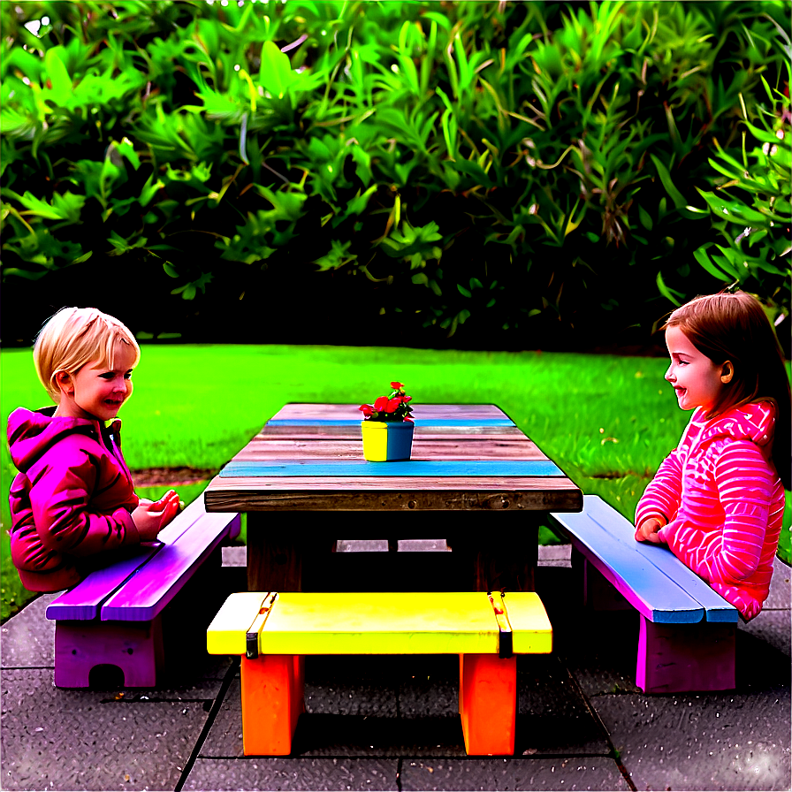 Kids Outdoor Table Png Vcu