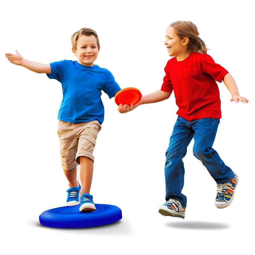Kids Playing Frisbee Png Xyn5