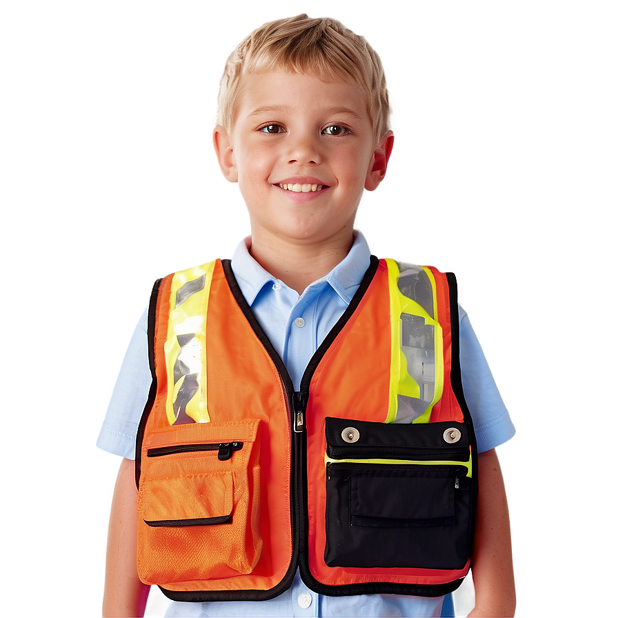 Kids Safety Vest Png Lei