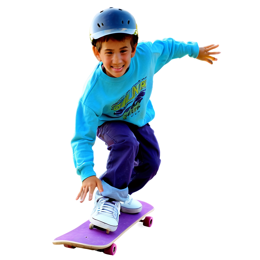 Kids Skateboard Fun Png Dpk