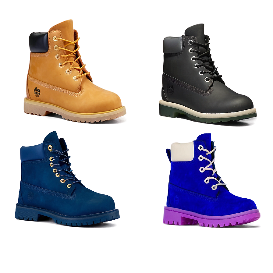 Kids Timbs Selection Png 42