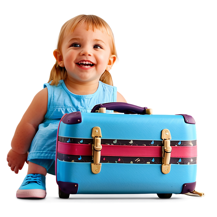 Kids Travel Suitcase Png 98