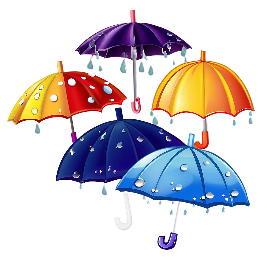 Kids Umbrella Cartoon Png 23