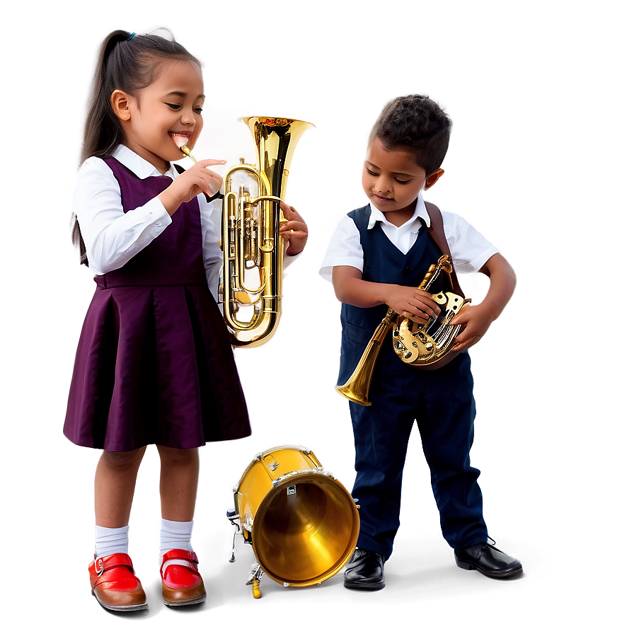 Kids With Musical Instruments Png 68