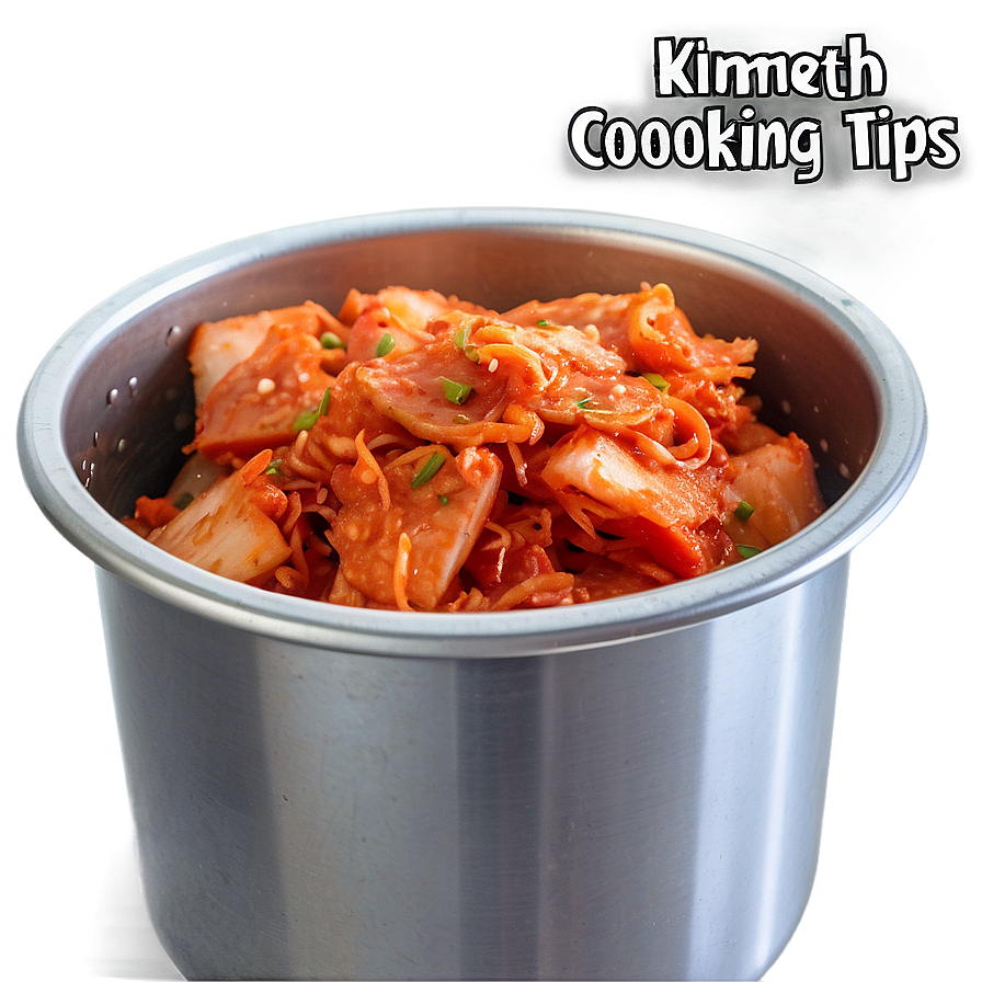 Kimchi Cooking Tips Png Mln77