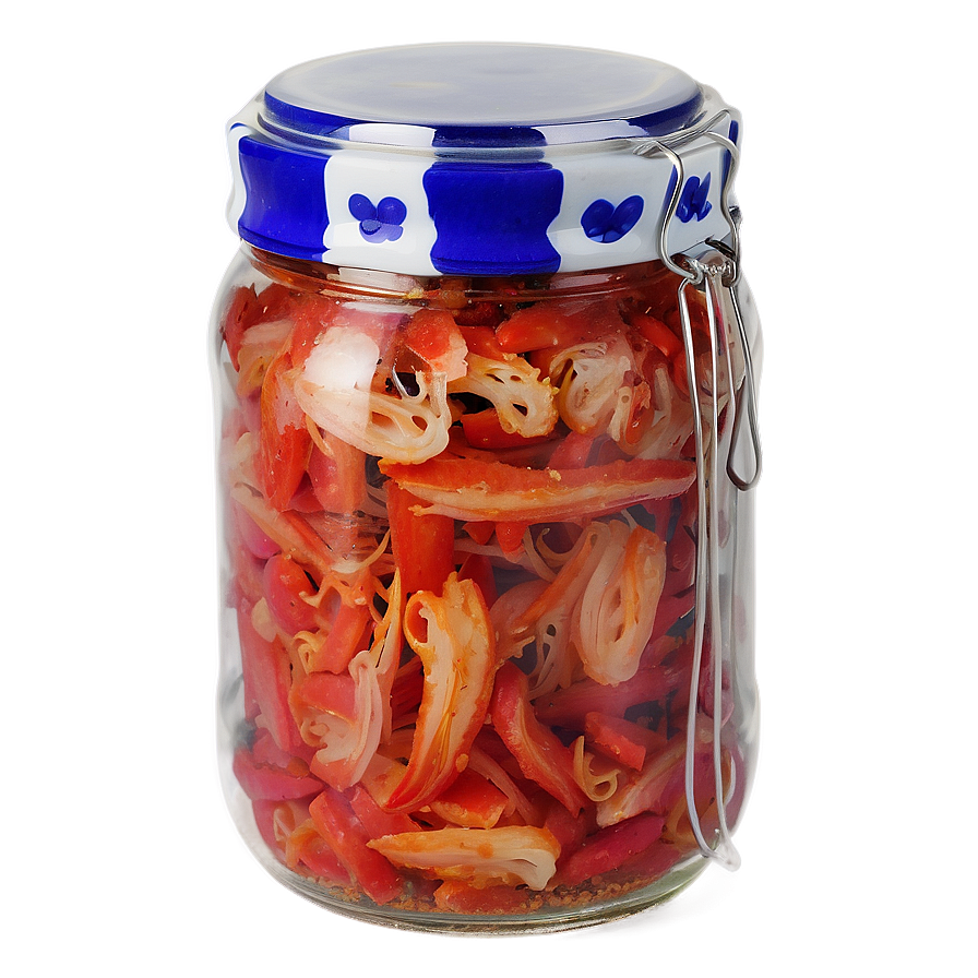 Kimchi In Glass Jar Png Odc28