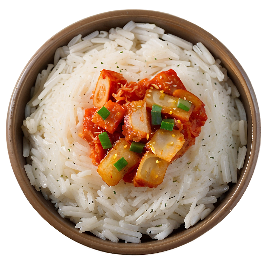 Kimchi With Rice Meal Png 06252024