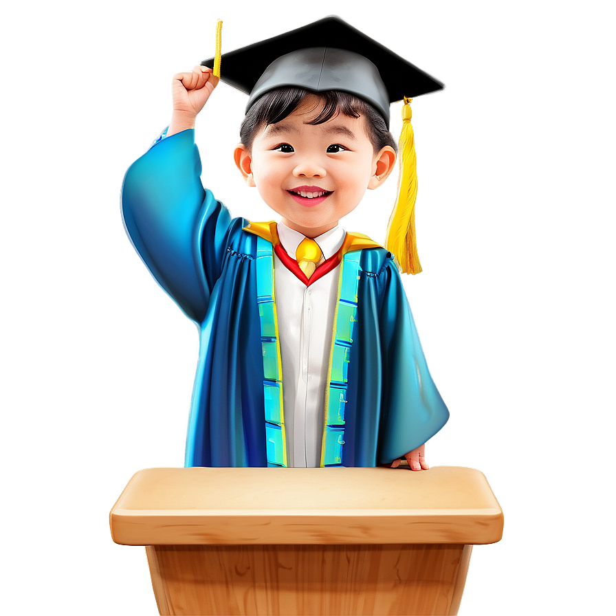 Kindergarten Graduation Speech Podium Png 44