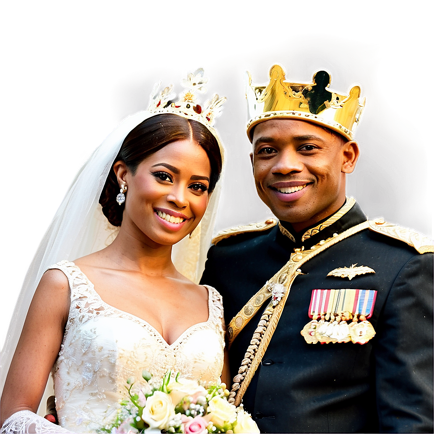 King And Queen Wedding Png 93