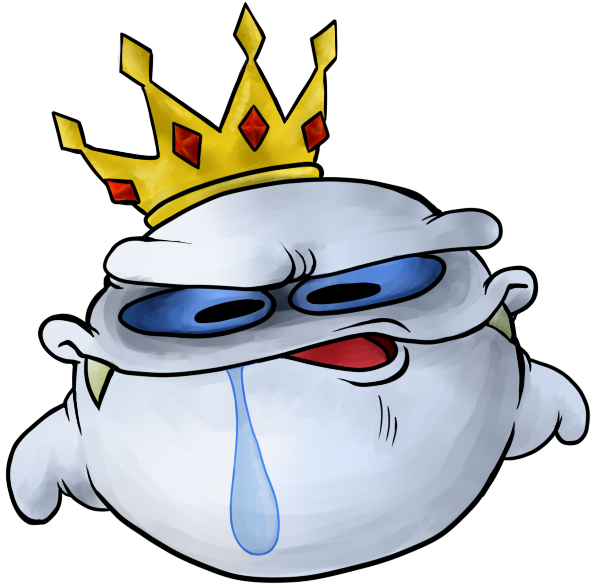 King Boo Cartoon Illustration