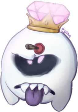 King Boo Crowned Ghost Artwork