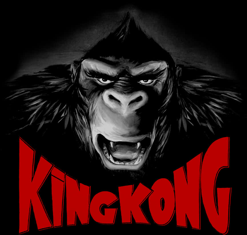 King Kong Angry Portrait