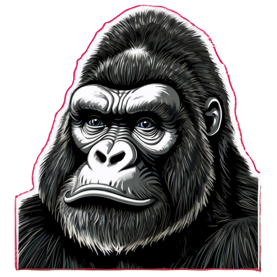 King Kong Black And White Png 05232024