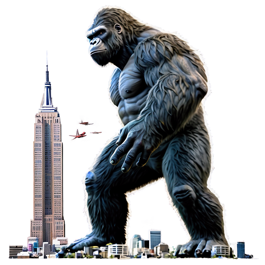 King Kong Empire State Battle Png Gqw