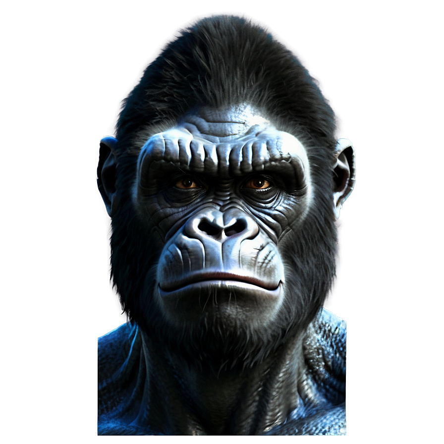 King Kong Face Closeup Png Okk56