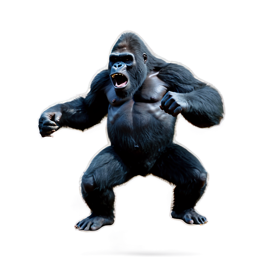 King Kong Fighting Pose Png Tuh