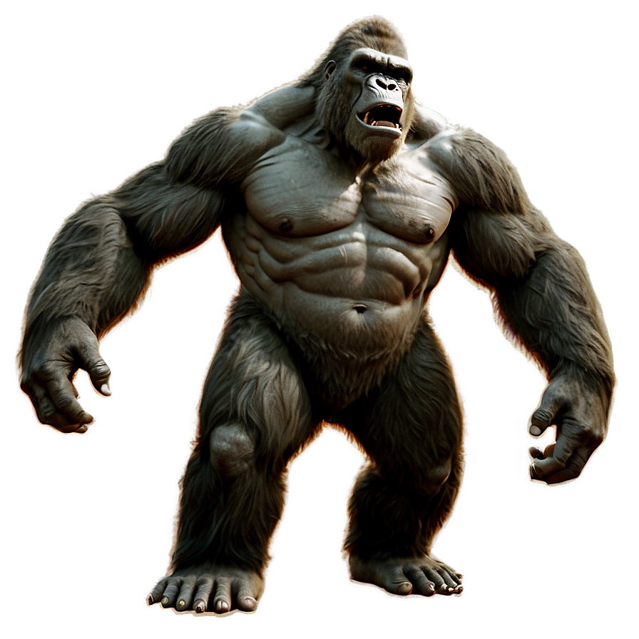 King Kong Simple Outline Png 05232024