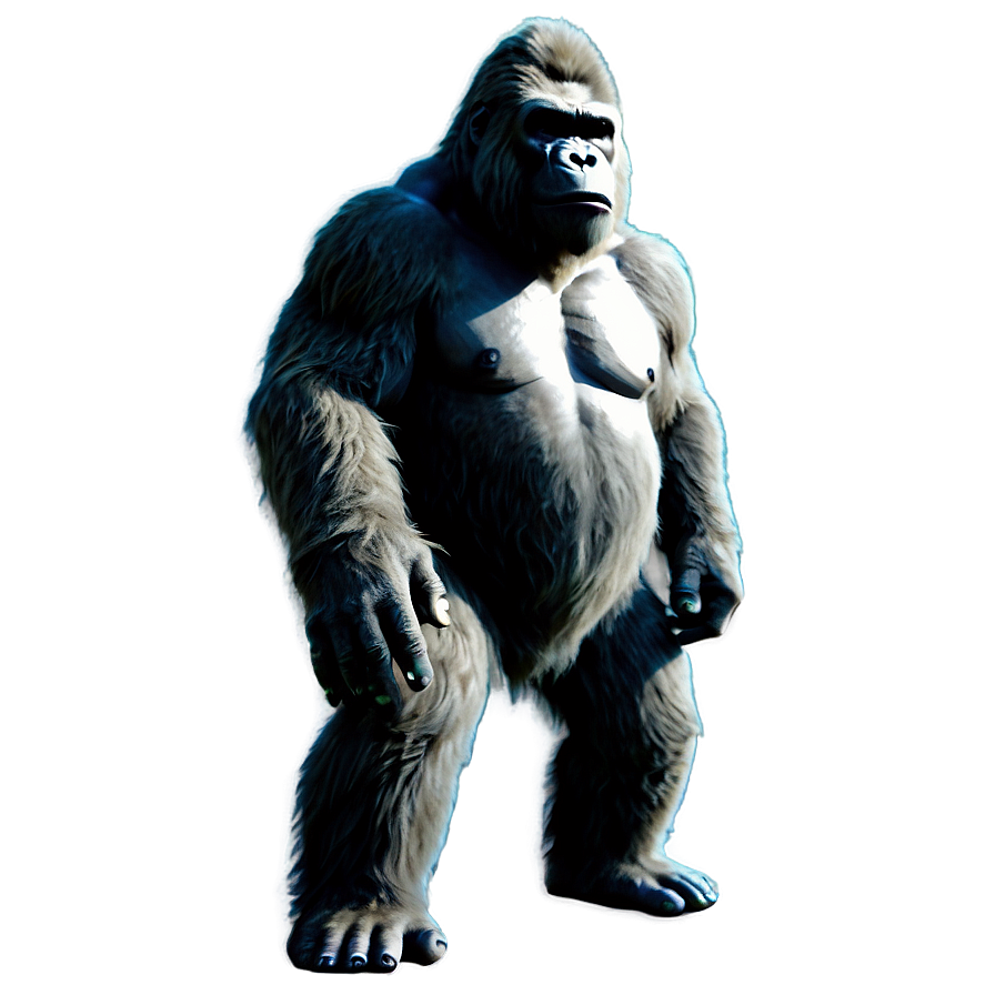 King Kong Simple Outline Png Art18