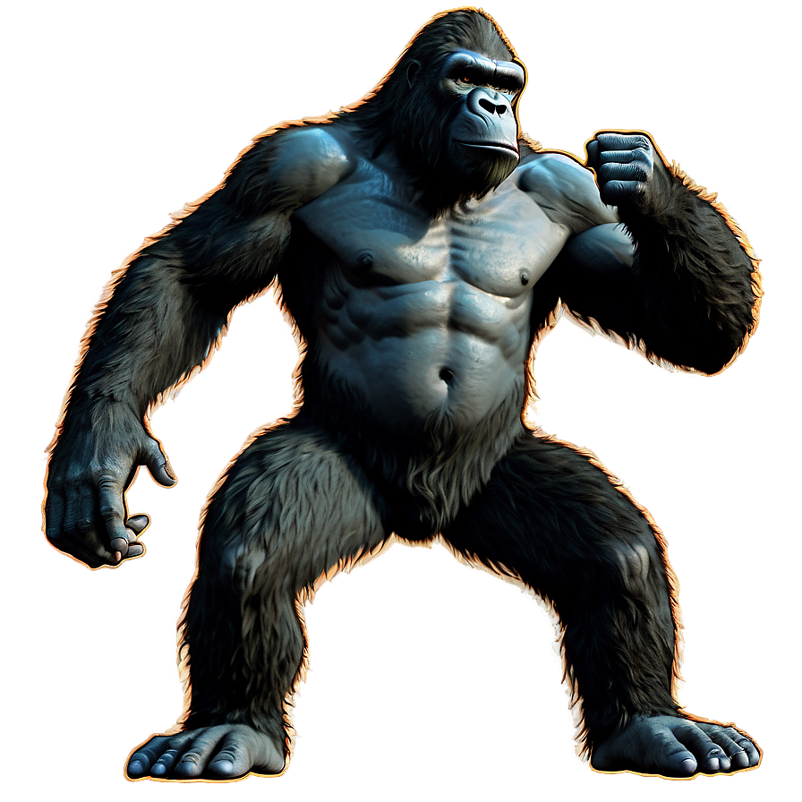 King Kong Towering Figure Png 88