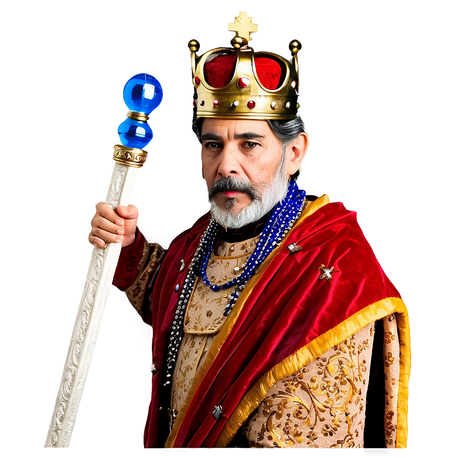 King With Orb And Scepter Png 50