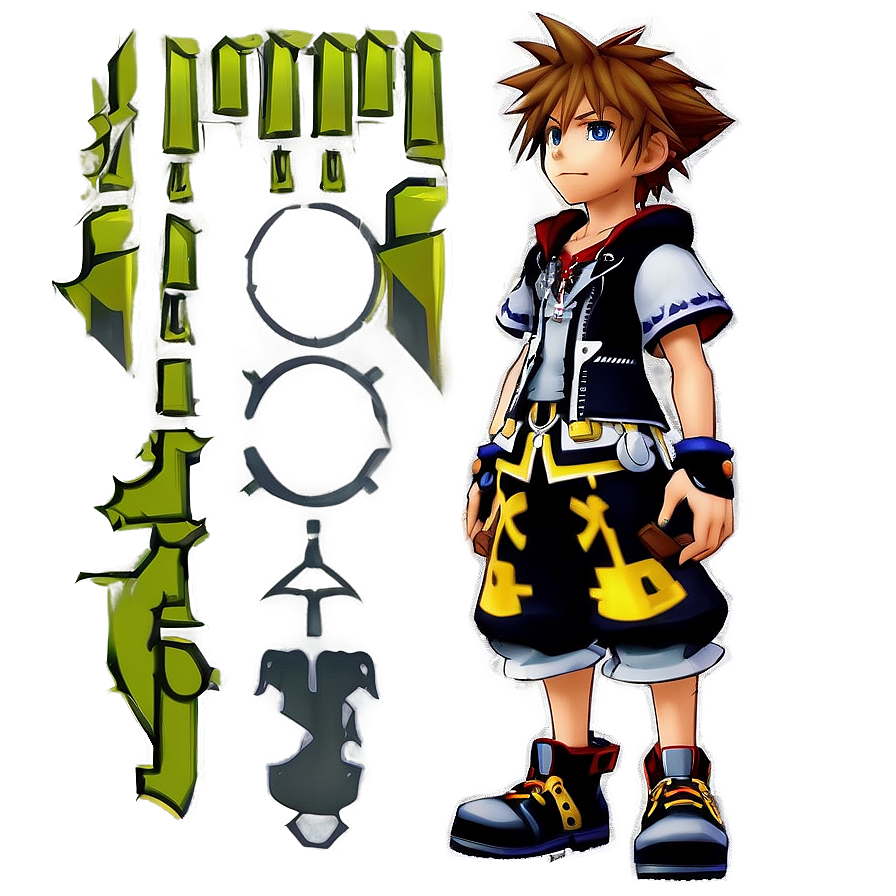 Kingdom Hearts 2 Sora Png 06252024