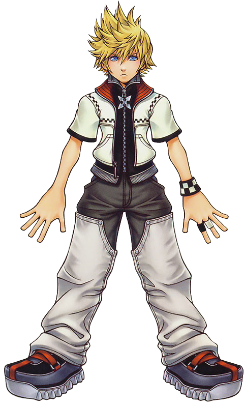 Kingdom Hearts Character Roxas Standing Pose