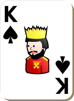 Kingof Spades Playing Card