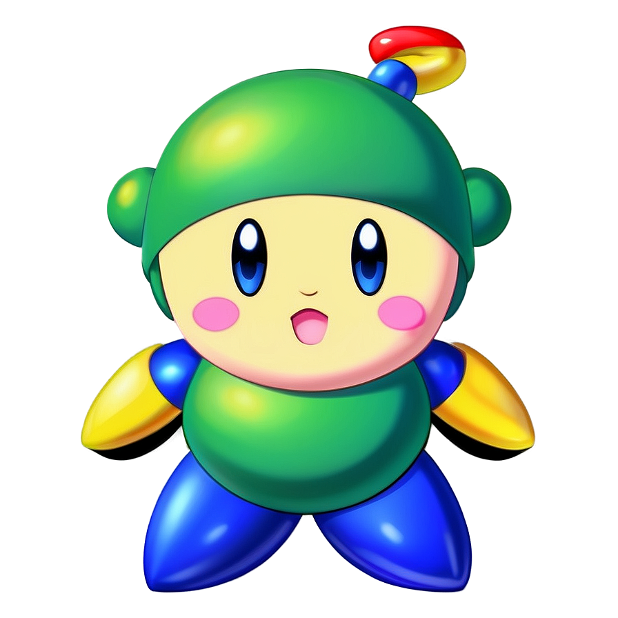 Kirby Blue Character Png Instant Download Link 70