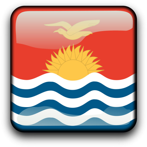 Kiribati Flag Graphic Representation