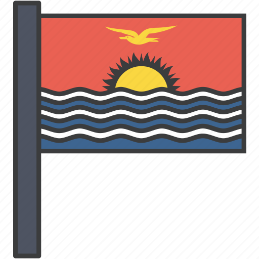 Kiribati Flag Illustration