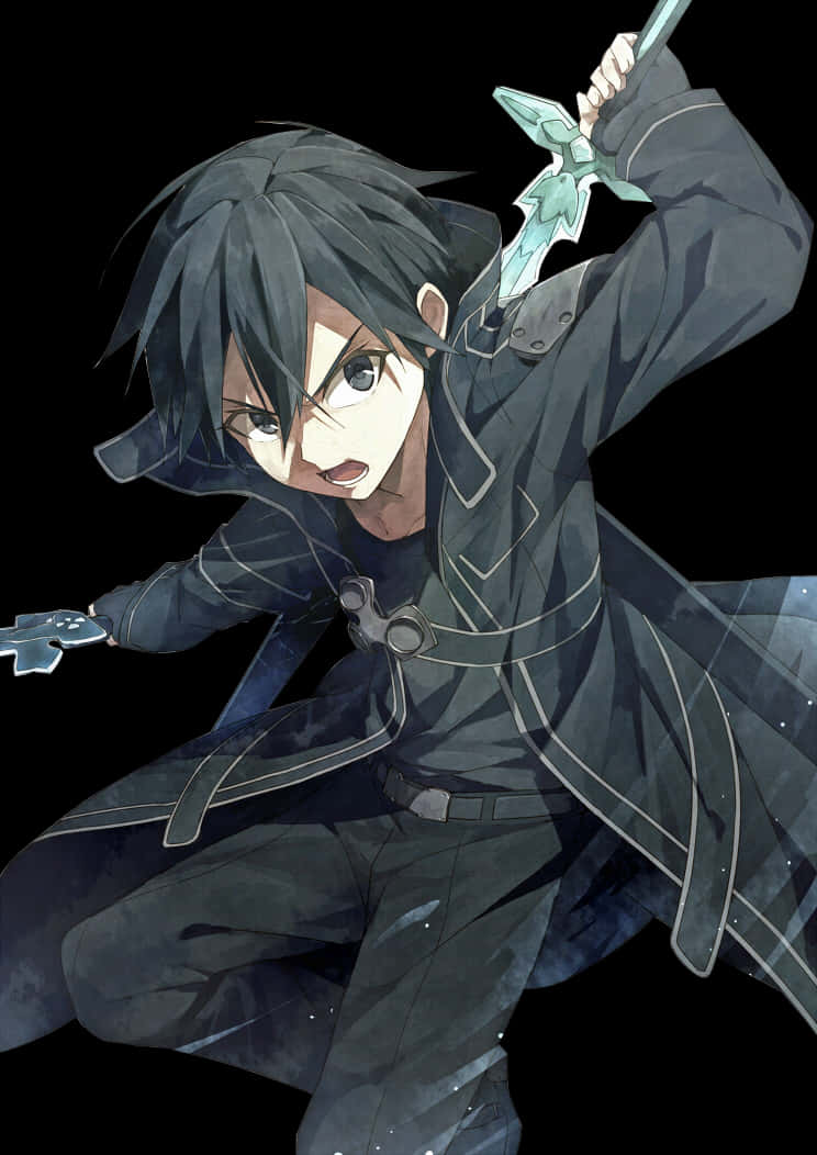 Kirito Dual Wielding Sword Art Online