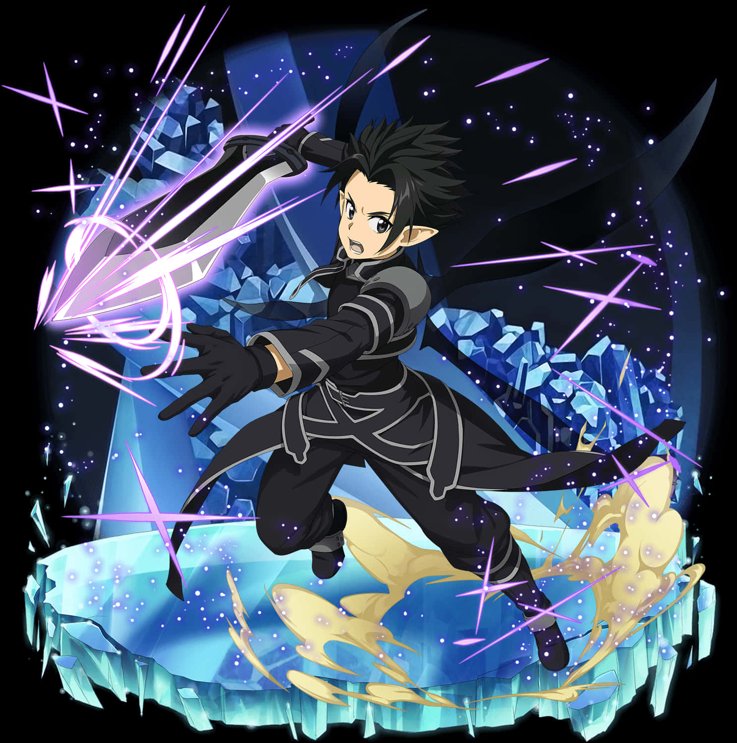 Kirito Dual Wielding Sword Art Online