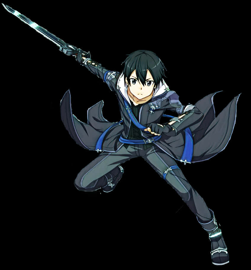 Kirito Sword Art Online Action Pose