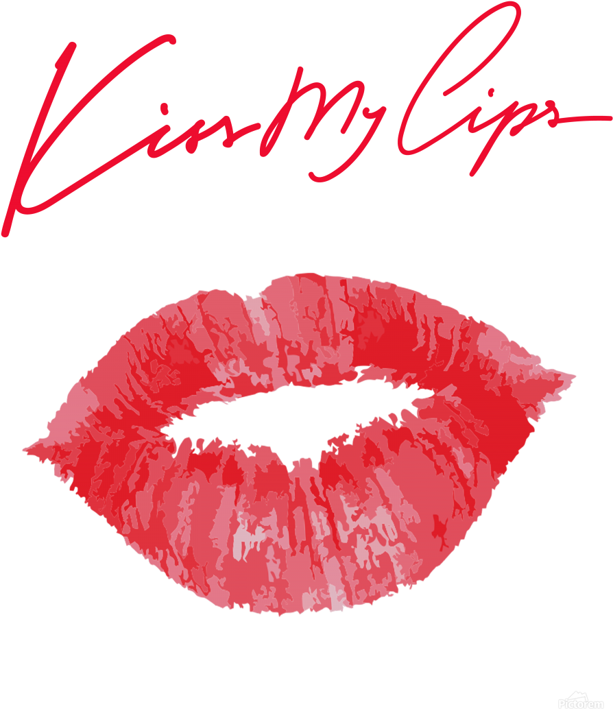 Kiss My Lips Red Artwork