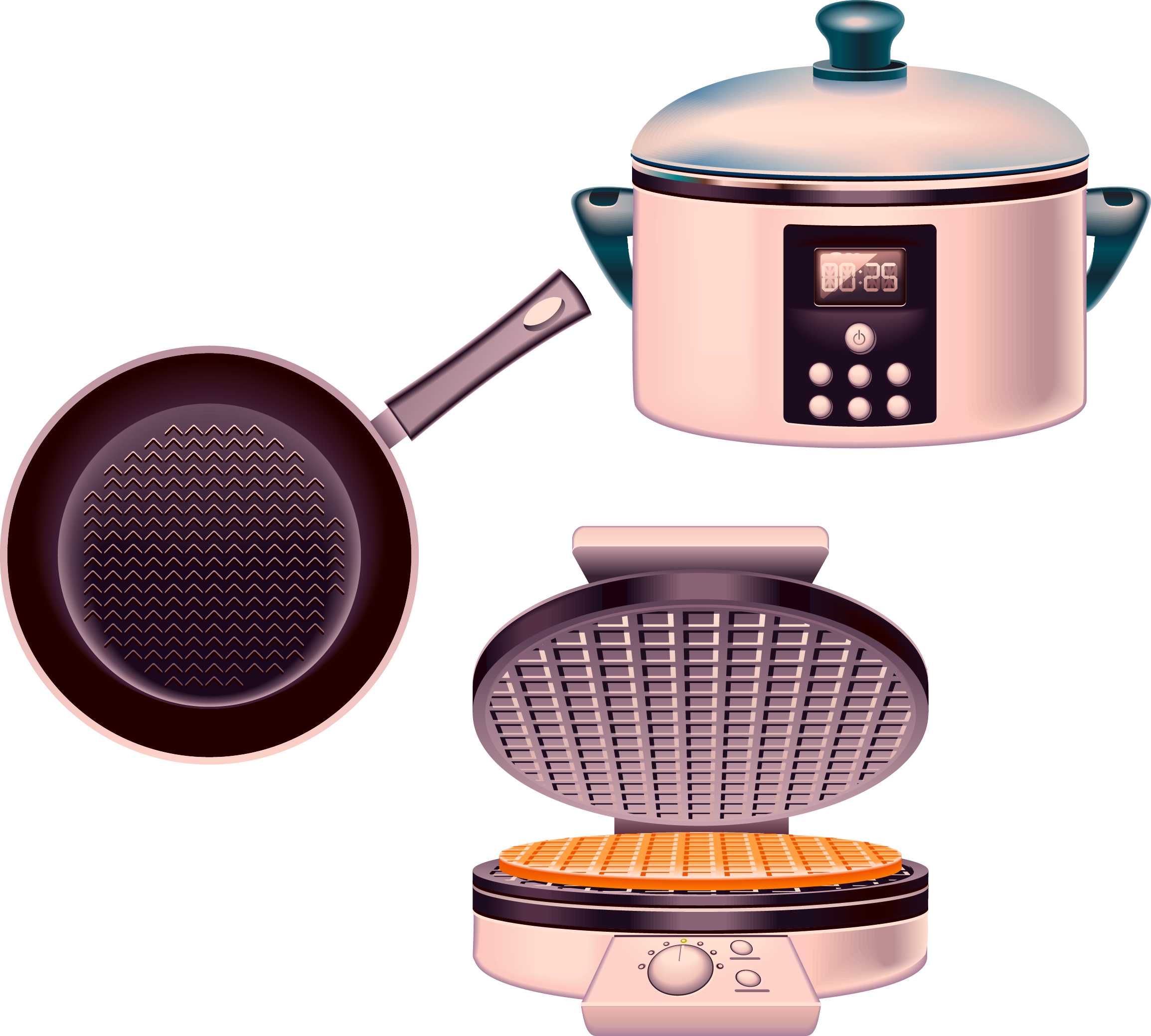 Kitchen Cookware Set Illustration