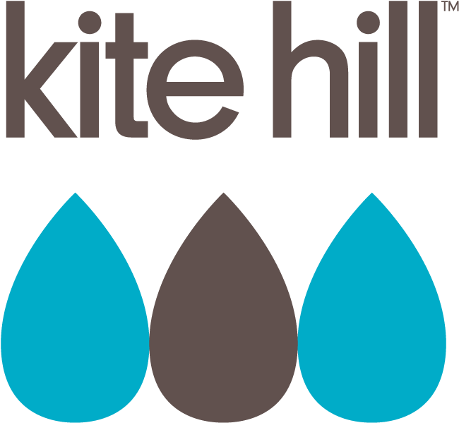 Kite Hill Logo Blue Drops